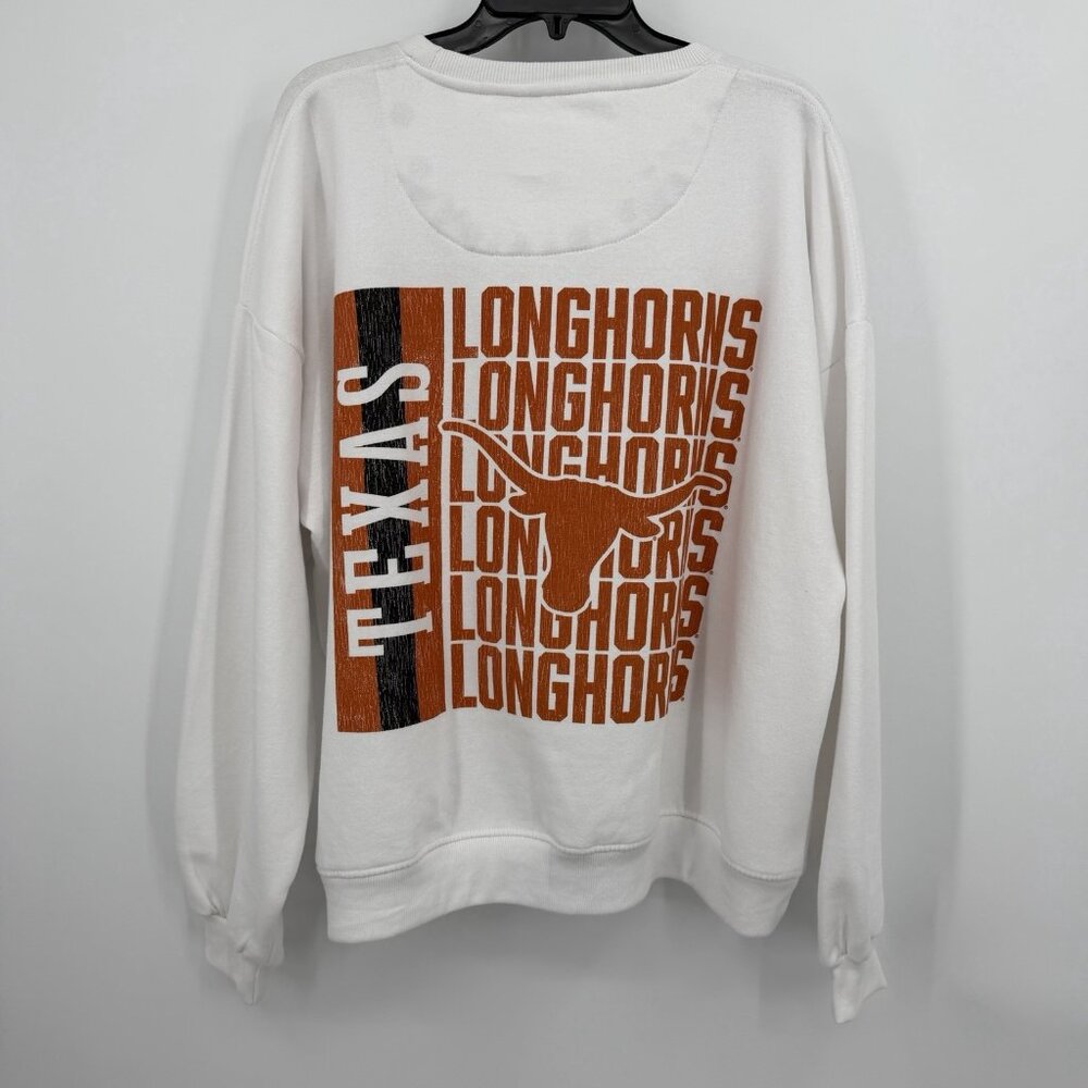 Pressbox Womens University of Texas UT Longhorn Janise Oversized Crew Sweatshirt - Picture 7 of 7
